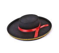 Bristol Novelty – Chapeau en feutre espagnol BH514 – Noir – Taille unique – Halloween