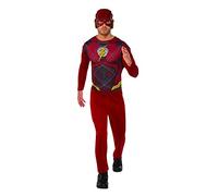 Bristol Novelty- Flash Déguisement Adultes, Homme, Uni, 820961-XL, Rouge, XL