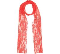 Bristol Novelty Foulard unie en dentelle style années 80 BN125 (taille unique) (Orange)