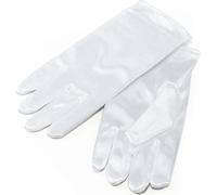Bristol Novelty Gants pour enfants en satin, 1 paire BN1323 (taille unique) (Blanc)