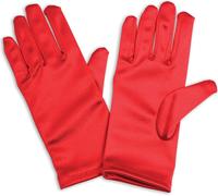 Bristol Novelty Gants pour enfants en satin, 1 paire BN1323 (taille unique) (Rouge)
