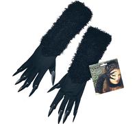 Bristol Novelty Gants unies pour chats avec griffes, pour adultes BN1219 (taille unique) (Noir)