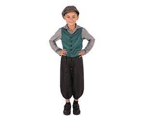 Bristol Novelty Garçon des rues victorien (taille L), Boys, CF236L, Multi-colour, 7-8 ans Halloween