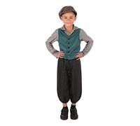 Bristol Novelty Garçon des rues victorien (taille L), Boys, CF236L, Multi-colour, 7-8 ans Halloween, Carnaval