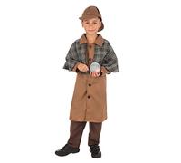 Bristol Novelty Garçon détective (taille XL), Boys, CF237XL, Brown, 9-10+ Years Old Halloween