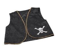 Bristol Novelty - Gilet PIRATE - Adulte (Taille unique) (Noir) - UTBN1506 Noir G