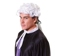 Bristol Novelty Juge. Unisexe. Économique, BW353, White, Taille Unique Halloween