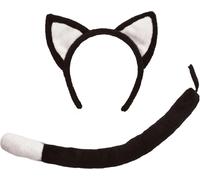Bristol Novelty Kit de déguisement de chat pour enfants BN1227 (taille unique) (Noir)