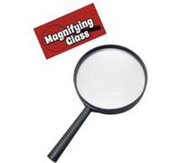 Bristol Novelty - Loupe GROSSISSANTE (Taille unique) (Noir) - UTBN335 Noir