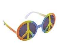 Bristol Novelty - Lunettes PAIX - Adulte (Taille unique) (Arc-en-ciel) - UTBN2201 Arc-en-ciel