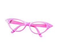 Lunettes De Soleil Costume Accessoire Années 50 Rouge Noir Blanc Rose