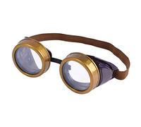 Bristol Novelty- Lunettes Steam Punk, Mixte Adulte, BA248, Marron, Taille Unique Halloween
