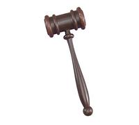 Bristol Novelty – Marteau de juge BA1018 – Unisexe pour adulte Taille unique Marron