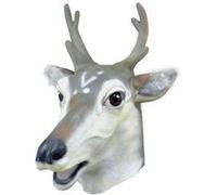 Bristol Novelty - Masque Cerf - Adulte (Taille unique) (Gris / blanc) - UTBN1049 Gris / Blanc G