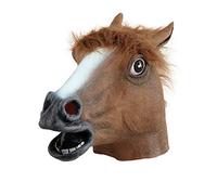 Bristol Novelty – Masque Cheval – Marron/Blanc/Noir – Taille unique