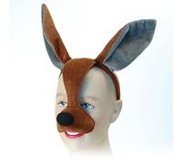 Bristol Novelty Masque de kangourou sur serre-tête avec effet sonore, Unisex Children, EM343, Multi-Colour, taille unique Halloween