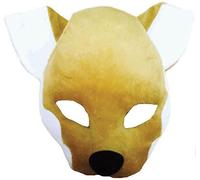 Bristol Novelty Masque de Renard avec Serre-tête et Effet sonore, en Polyester, Coton, Pet et Circuit intégré, Multicolore, Taille Unique Halloween
