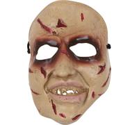 Bristol Novelty - Masque Halloween - Hommes/Femmes Unie BN716 (Taille unique) (Beige/Rouge)