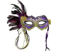 Bristol Novelty - Masque métallique femme - Taille unique - Violet/Or