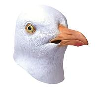 Bristol Novelty – Masque Mouette Adulte, Taille unique, Blanc/orange