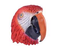Bristol Novelty - Masque PERROQUET (Taille unique) (Rouge/blanc/noir/orange)