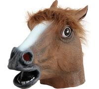Bristol Novelty - Masque pour homme/femme unie BN745 (Taille unique) (Marron/Blanc/Noir)