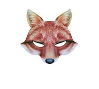 Bristol Novelty - Masque RENARD - Adulte (Taille unique) (Orange/blanc)