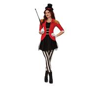 Bristol Novelty Monsieur Loyal pour femme, taille L, Women, AF113L, Black, Red, White, L Halloween