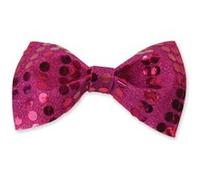 Bristol Novelty - Noeud à pailettes (Taille unique) (Rose) - UTBN1086 Rose