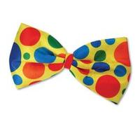 Bristol Novelty - Noeud CLOWN - Adulte (Taille unique) (Jaune) - UTBN2006 Jaune