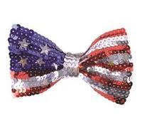 Bristol Novelty - Noeud papillon USA - Adulte (Taille unique) (Rouge / blanc / bleu) - UTBN1435 Rouge / Blanc / Bleu