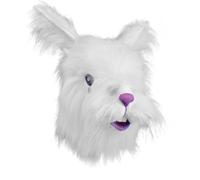 Bristol Novelty – Masque BM367 de lapin blanc avec fausse fourrure
