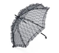 Bristol Novelty - Parapluie DENTELLE (Taille unique) (Noir)