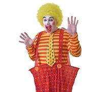 Bristol Novelty - Perruque CLOWN - Adulte (Taille unique) (Jaune)