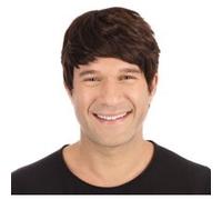 Bristol Novelty - Perruque COURTE - Homme (Taille unique) (Marron) - UTBN402 Marron G