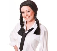 Bristol Novelty - Perruque ECOLIERE (Taille unique) (Noir) - UTBN251 Noir G