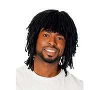 Bristol Novelty – Perruque DREADLOCKS – Homme – Taille unique – Noir