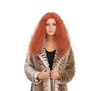 Bristol Novelty - Perruque FRISEE - Femme (Taille unique) (Auburn)