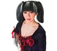 Bristol Novelty - Perruque FUTURISTE - Adulte (Taille unique) (Noir / blanc) - UTBN760 Noir / Blanc