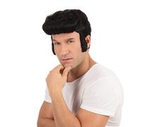 Bristol Novelty - Perruque "Greaser" BN6096 (Taille unique) (Noir)