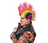Bristol Novelty – Perruque Mohican Homme Taille unique Multicolore