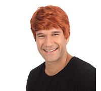 Bristol Novelty Perruque pour Homme. Courte. Roux, BW067, Ginger, Taille Unique