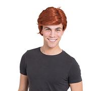 Bristol Novelty Perruque rousse avec Raie sur Le côté pour Homme, BW938, Ginger, Taille Unique Halloween