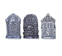 Bristol Novelty- Pierre tombale, HI292, Gris, Taille Unique Halloween