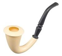 Bristol Novelty - Pipe SHERLOCK (Taille unique) (Noir / crème) - UTBN850 Noir / Crème