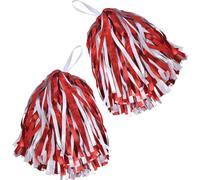Bristol Novelty Pompons, 1 paire BN1519 (taille unique) (Rouge/Blanc)