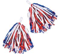 Bristol Novelty Pompons, 1 paire BN1519 (taille unique) (Rouge/Blanc/Bleu)