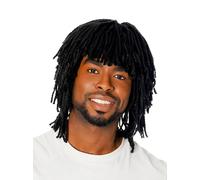 Bristol Novelty – Perruque DREADLOCKS – Homme – Taille unique – Noir