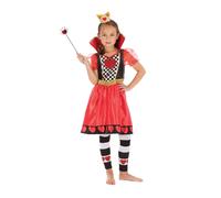 Bristol Novelty Reine de Cœur (taille S), Girls, CF214, Red, Black,White, s