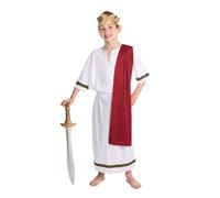Bristol Novelty Roman Emperor Costume (L) Childs Age 7 - 9 Years Age 8 - 10 year